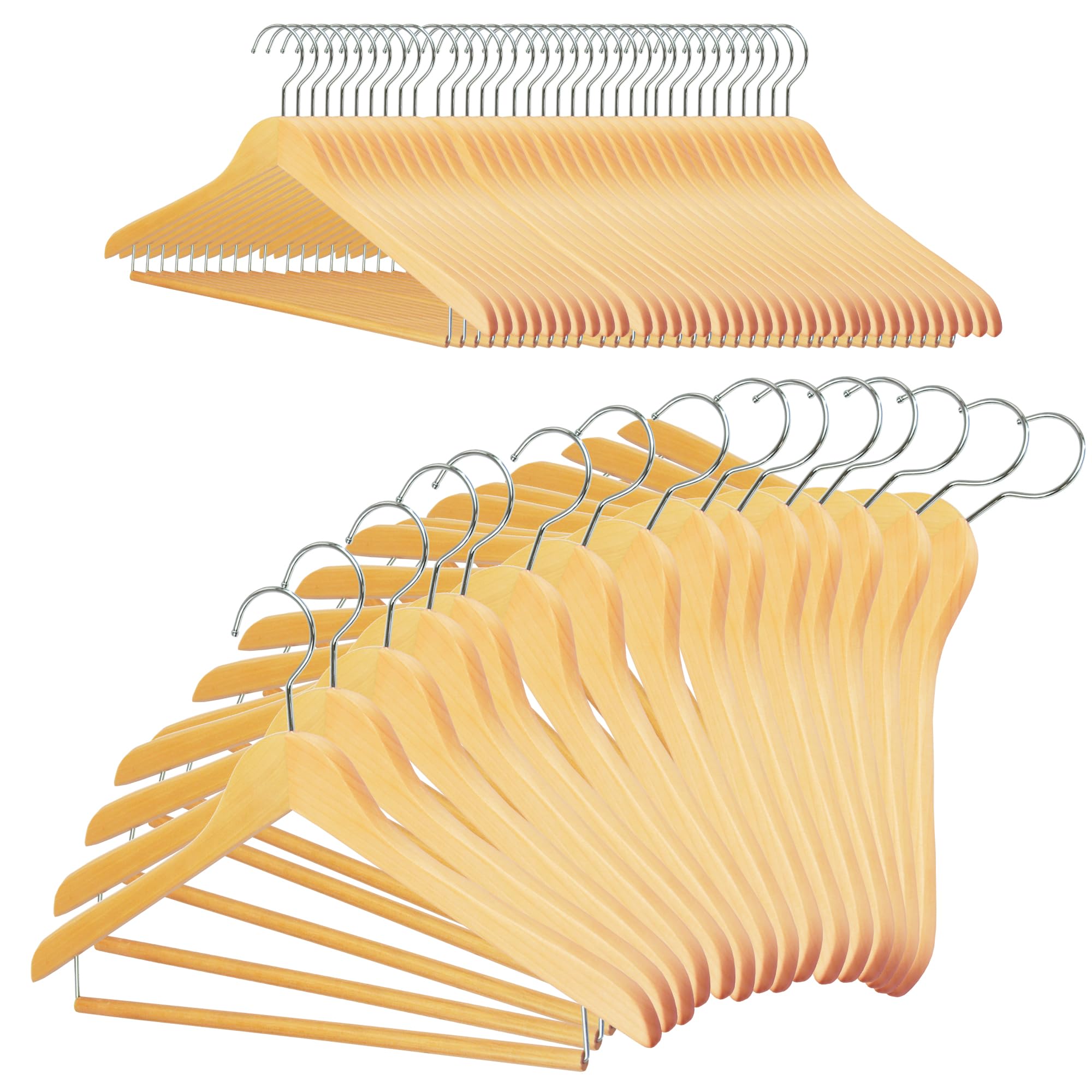 Burberry's 木製ハンガー 18本セット 人気家具・インテリア - Burberry's 木製ハンガー 18本セット